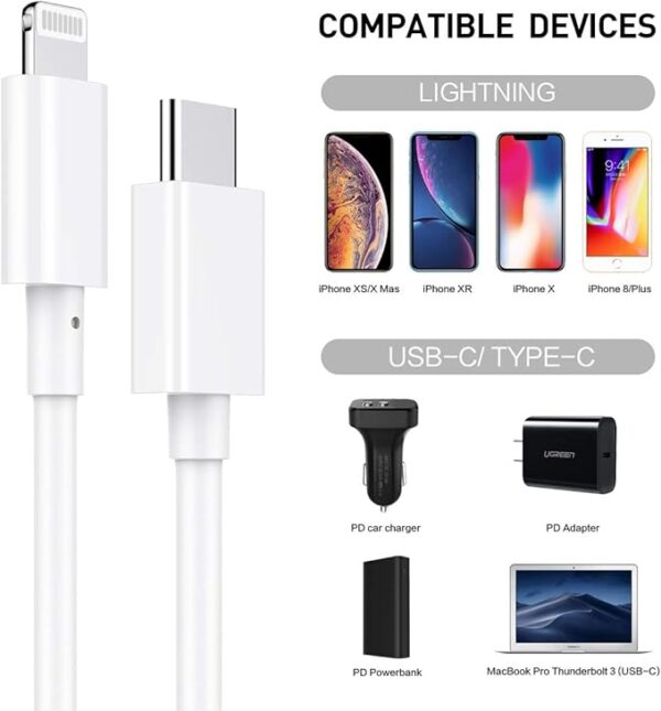 USB C to lightning Cable - Image 4